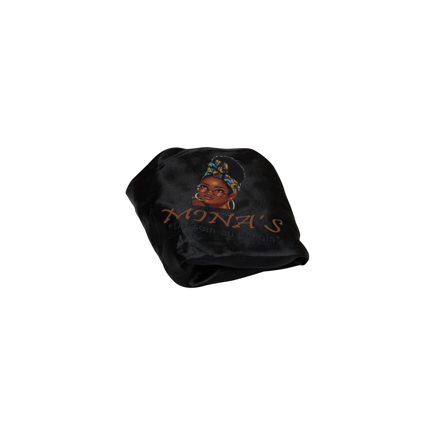 Bonnet en satin – Extra large, double couche, réversible, réglable, pour cheveux